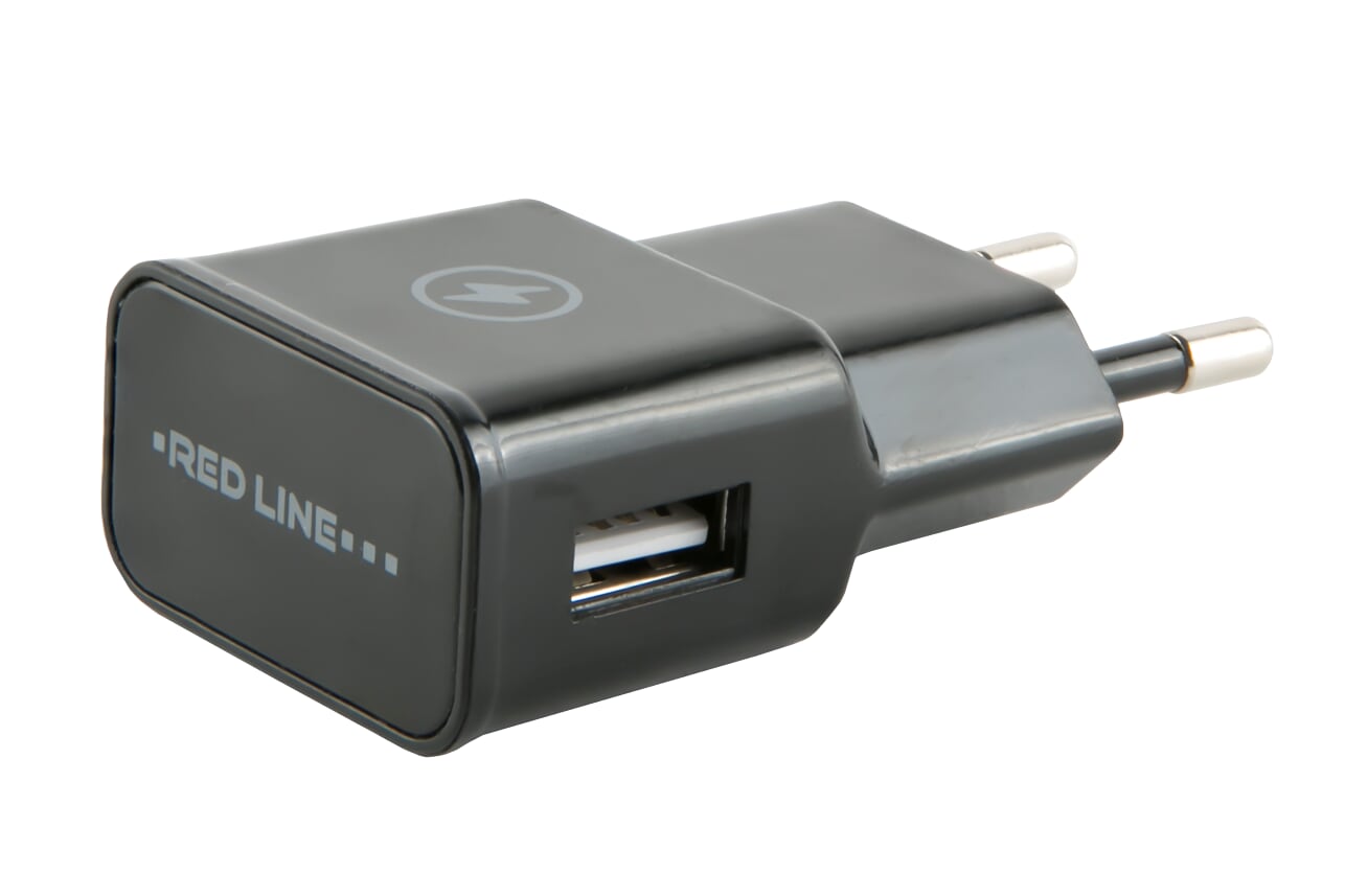 

Сетевое зарядное устройство Red Line NT-1A, 1USB, 1A, черный (УТ000009407), NT-1A