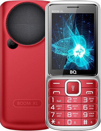 

Мобильный телефон BQ BQ-2810 BOOM XL, 2.8" 320x240 TFT, 32Mb RAM, 32Mb, BT, 2-Sim, 1700 мА·ч, красный, BQ-2810 BOOM XL