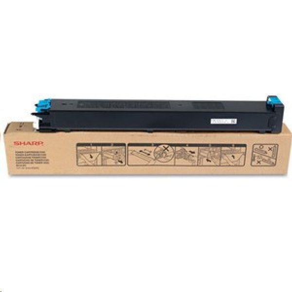 Картридж лазерный SHARP MX60GTCA, голубой, 24000 страниц, оригинальный для Sharp Sphinx/Phoenix/Griffin