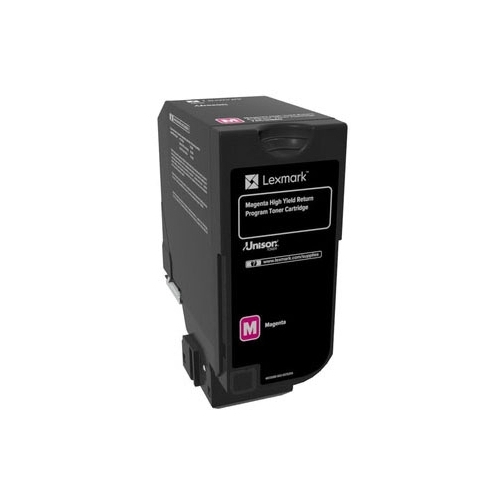 

Картридж лазерный Lexmark 74C5HME, пурпурный, 12000 страниц, оригинальный, для Lexmark CS725de