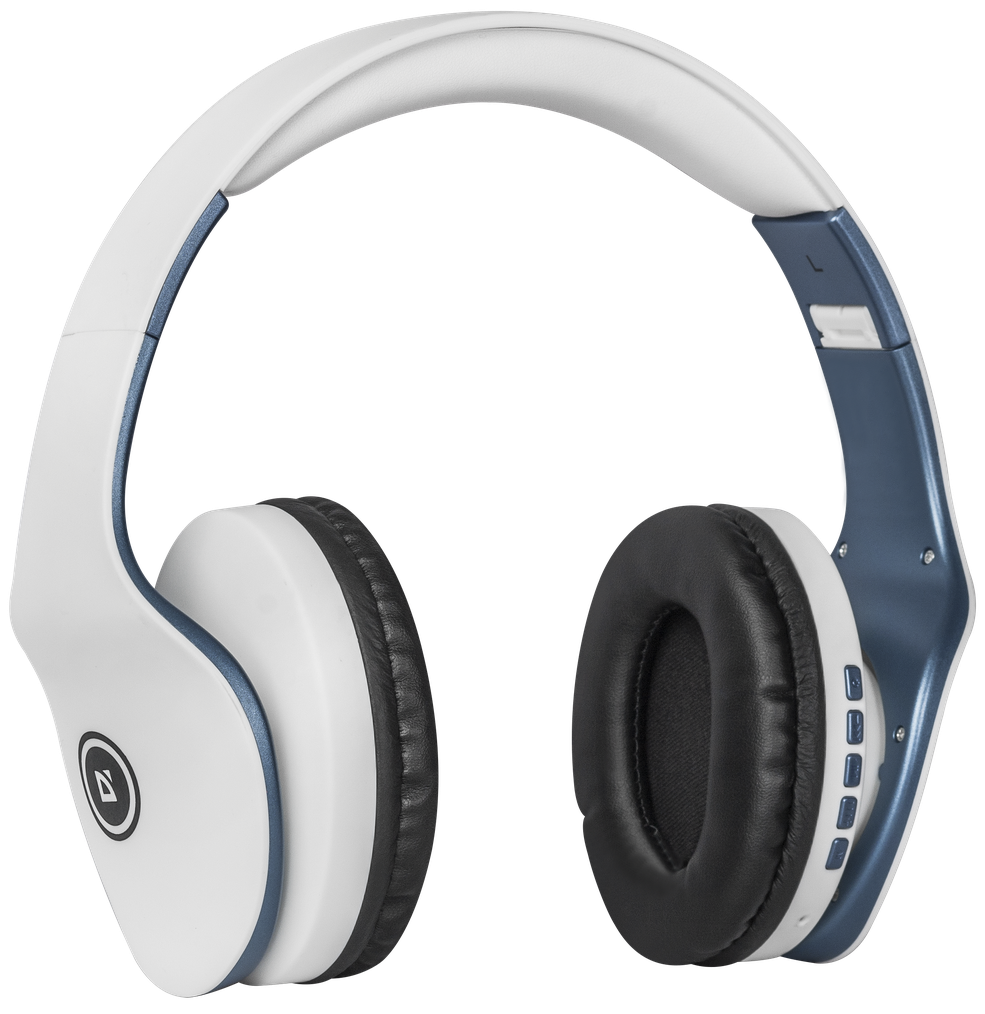 

Беспроводная гарнитура Defender FreeMotion B525, белый/синий (63526), FreeMotion B525