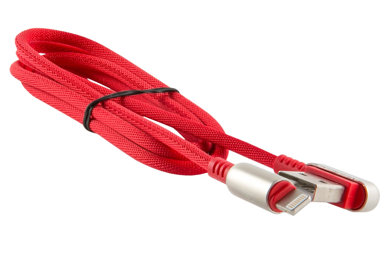 

Кабель USB-Lightning 8-pin, 1м, красный Red Line