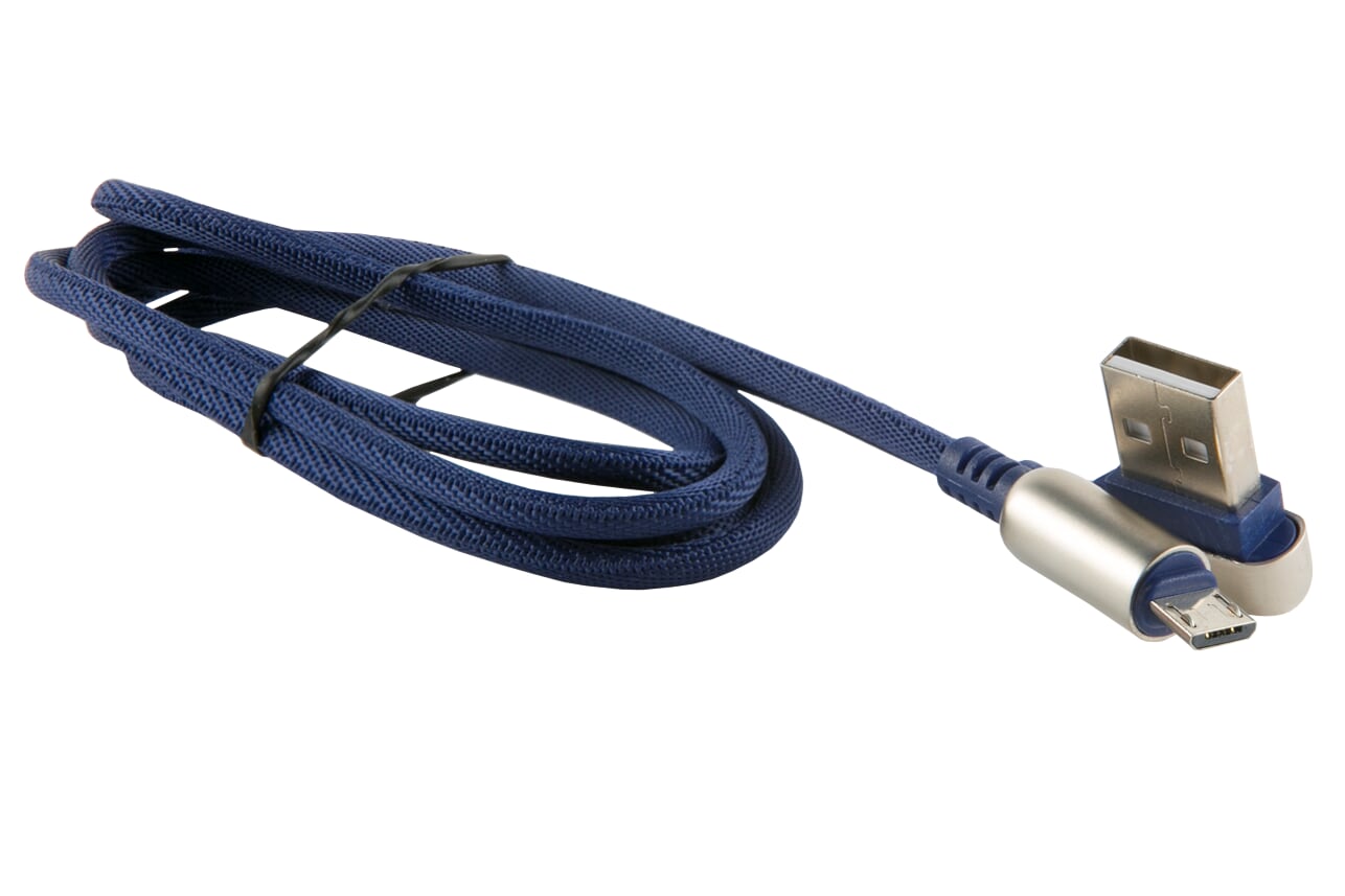 

Кабель USB-Micro USB, 1м, синий Red Line