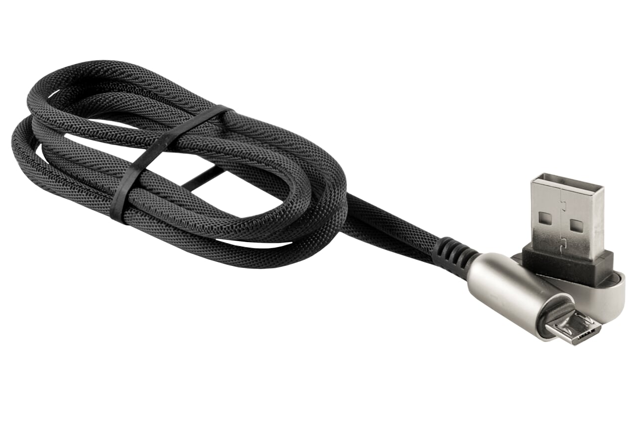

Кабель USB-Micro USB, 1м, черный Red Line