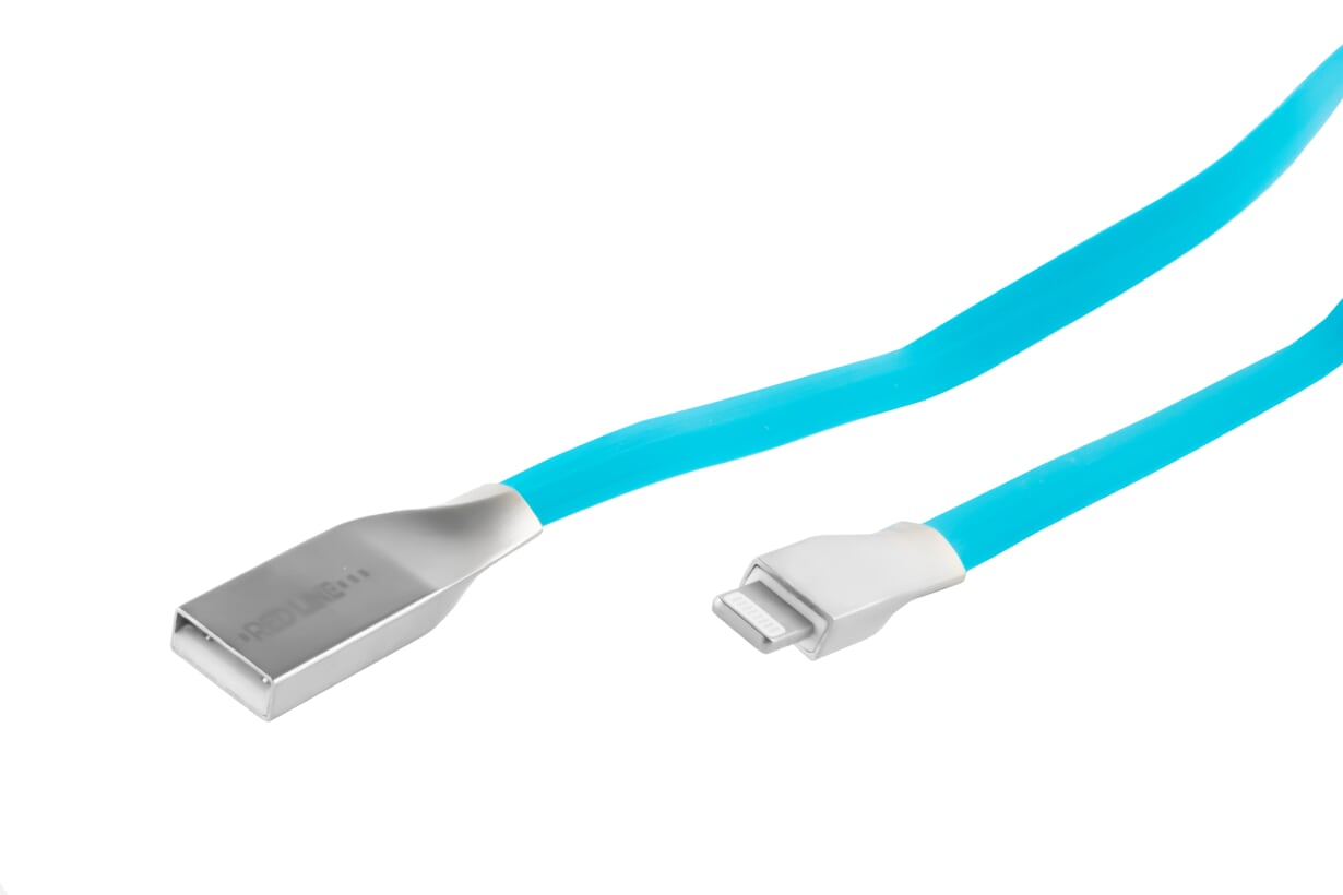 

Кабель USB-Lightning 8-pin, 1м, синий Red Line