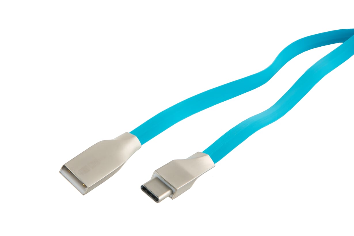 

Кабель USB-USB Type-C, 1м, синий Red Line