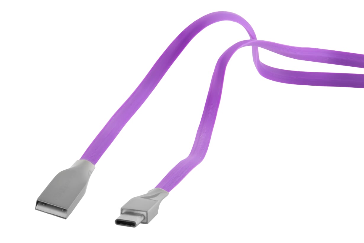 Кабель USB-Type-C, Red Line, SMART HIGH SPEED, 1м, фиолетовый - фото 1