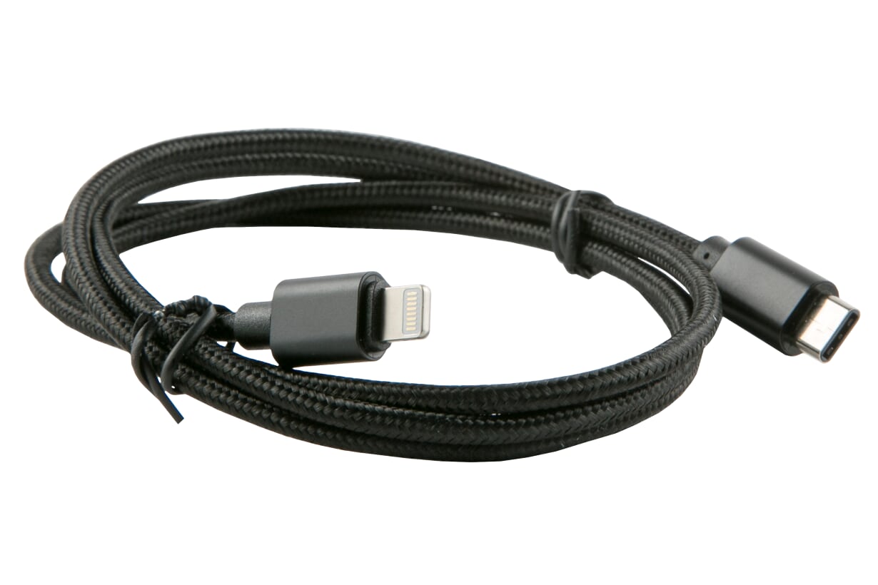 

Кабель USB Type-C-Lightning 8-pin, 1м, черный Red Line