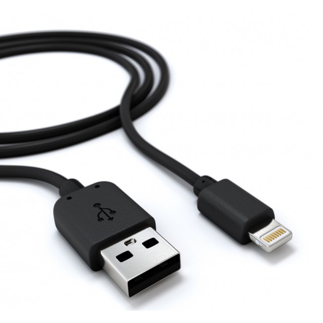 

Кабель USB-Lightning 8-pin, 2м, черный Red Line