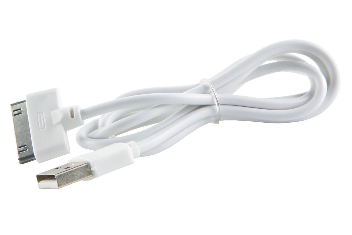 

Кабель USB-(30-pin), Red Line, 1m, белый