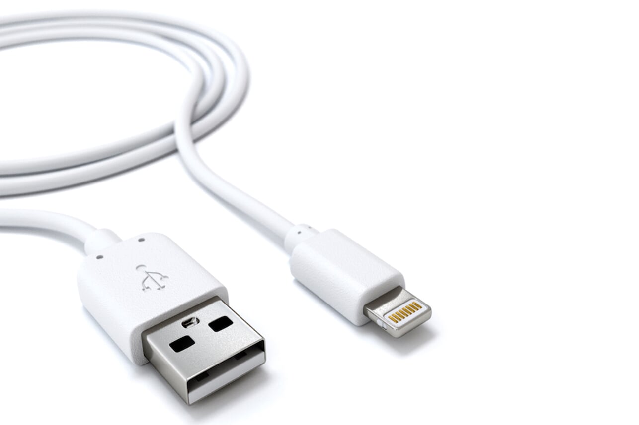 

Кабель USB-Lightning 8-pin, 1м, белый Red Line (УТ000006493)