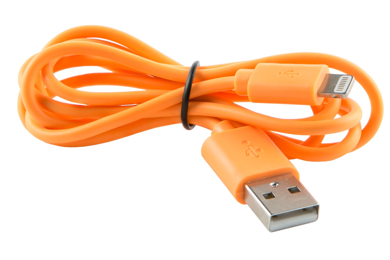 

Кабель USB-Lightning 8-pin, 1м, оранжевый Red Line