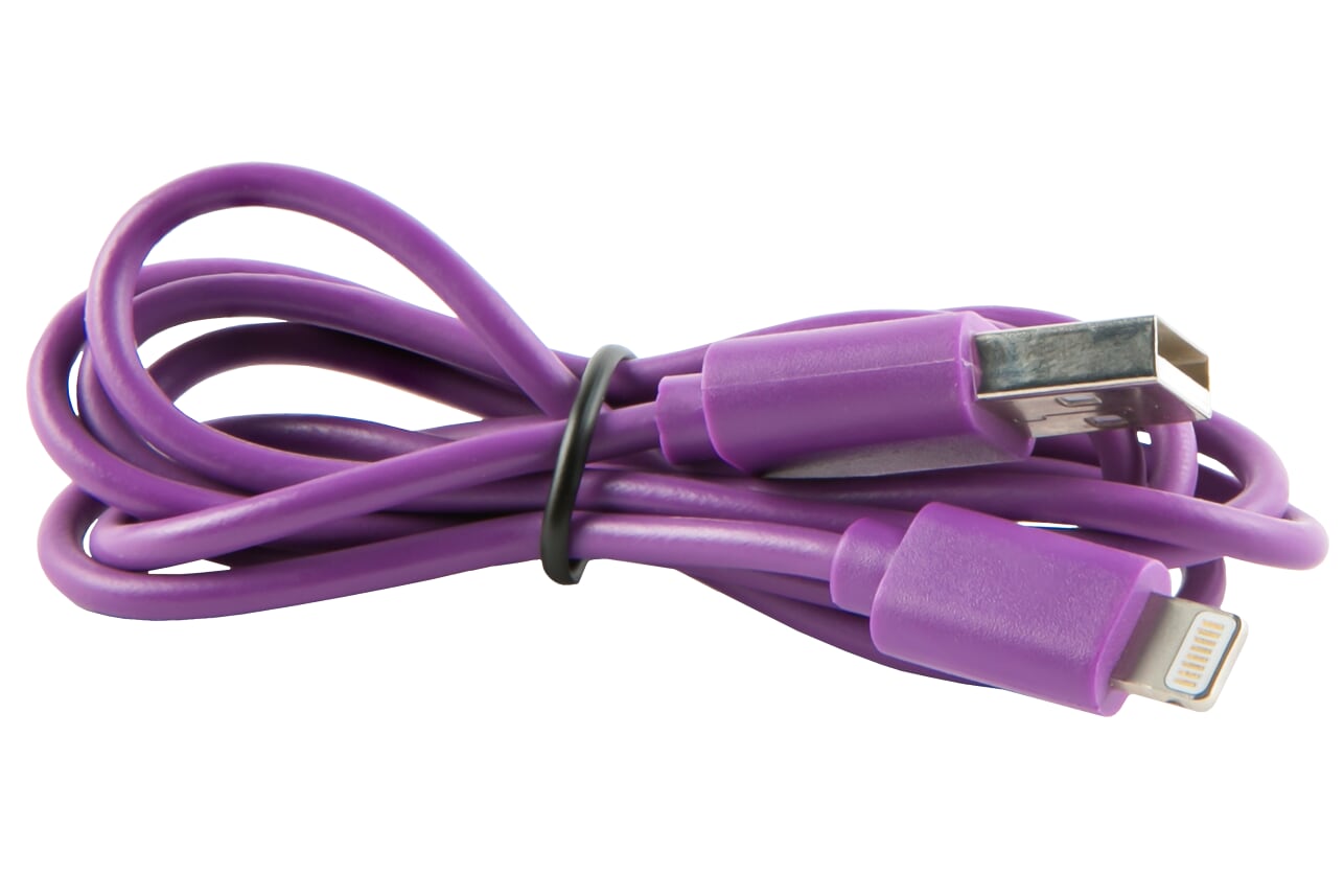 

Кабель USB-Lightning 8-pin, 1м, фиолетовый Red Line