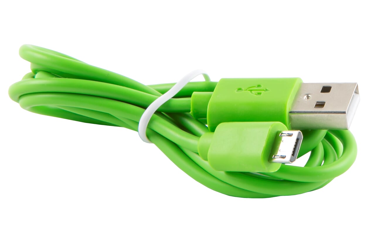 

Кабель USB 2.0(Am)-Micro USB 2.0(Bm), 1м, зеленый Redline