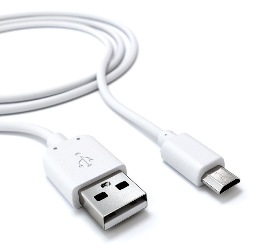 

Кабель USB-Micro USB, 1м, белый Red Line