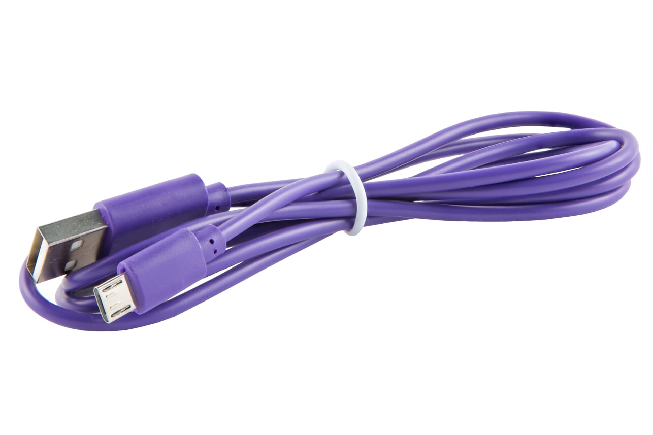 

Кабель USB-Micro USB, 1м, фиолетовый Red Line