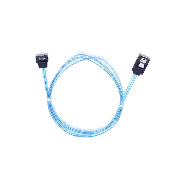 

Шлейф ORICO SATA-SATA 3.0, прямой/угловой, 60см, голубой (CPD-7P6G-BA60)