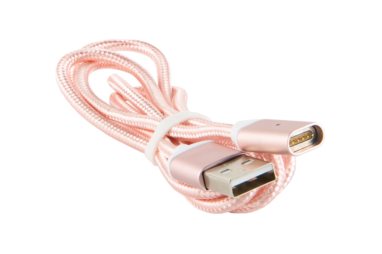 

Кабель USB-Micro USB, 1м, розовый Red Line