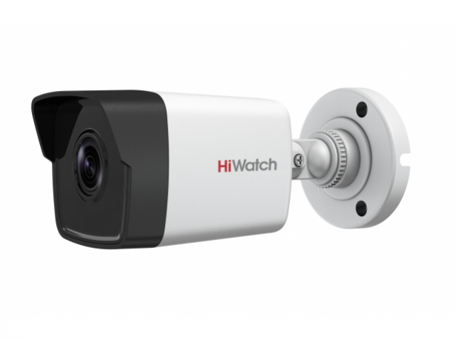 IP-камера HiWatch DS-I200(B) 6мм, уличная, корпусная, 2Мпикс, CMOS, до 1920x1080, до 25кадров/с, ИК подсветка 30м, POE, -40 °C/+60 °C DS-I200(B) - фото 1