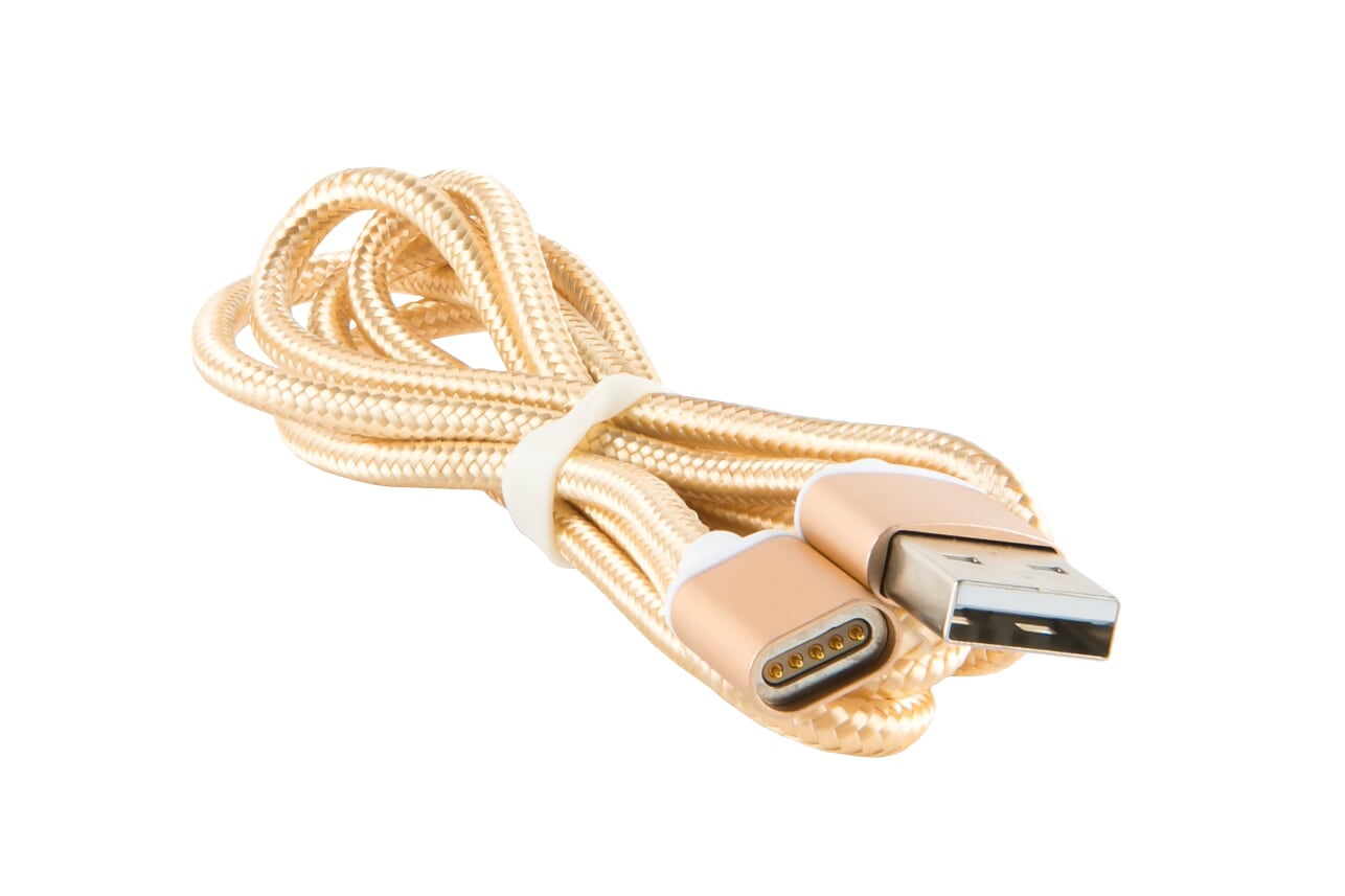 

Кабель USB-USB Type-C, 1м, золотистый Red Line