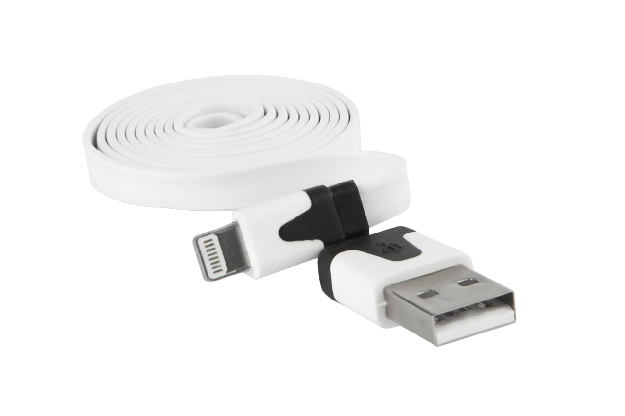 

Кабель USB-Lightning 8-pin, 1м, белый Red Line