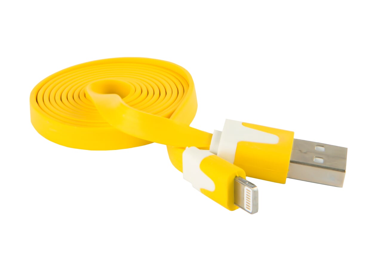 

Кабель USB-Lightning 8-pin, 1м, желтый Red Line