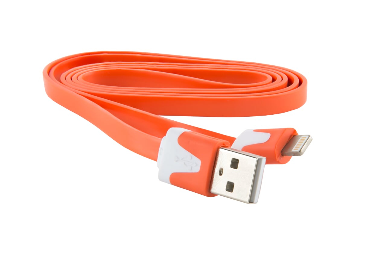 

Кабель USB-Lightning 8-pin, 1м, оранжевый Red Line
