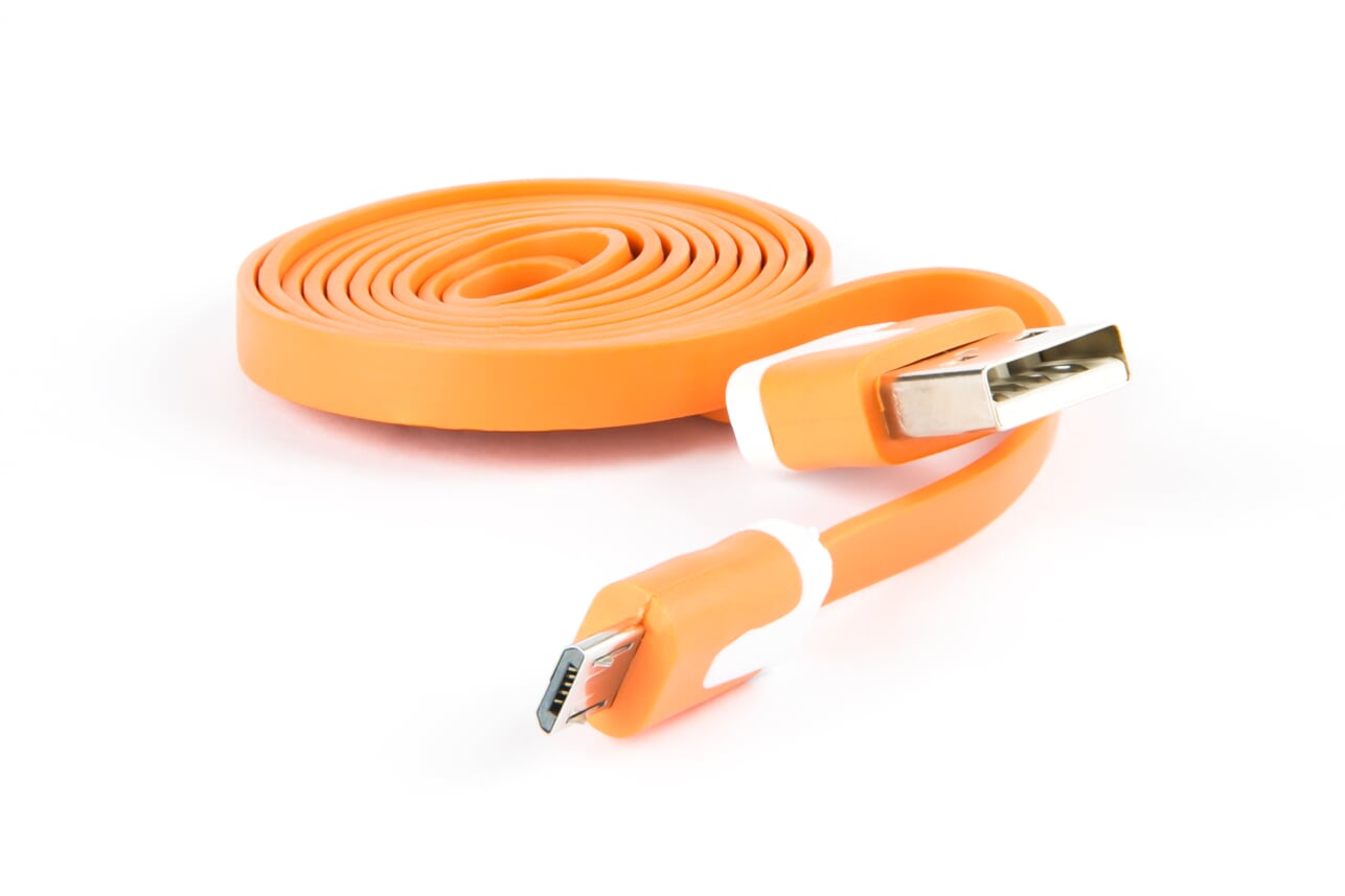 

Кабель USB-Micro USB, 1м, оранжевый Red Line