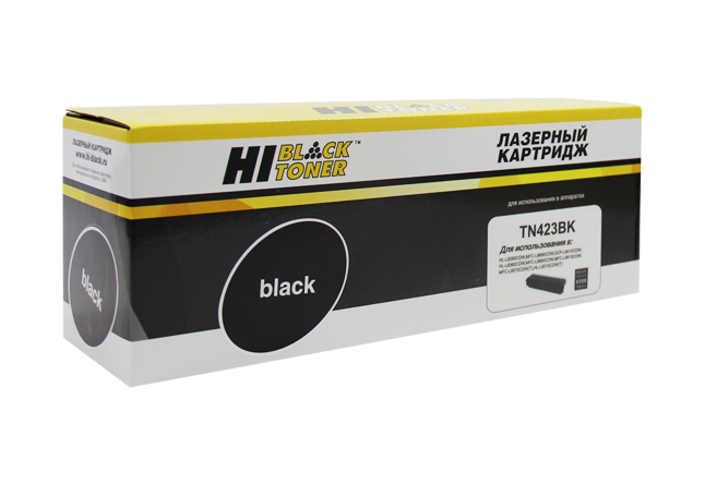 

Картридж лазерный Hi-Black HB-TN-423BK (TN-423BK), черный, 6500 страниц, совместимый для Brother HL-L8260CDW/8360/MFC L8690CDW