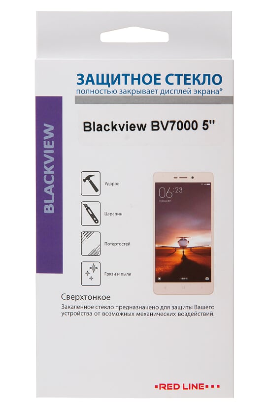

Защитное стекло Red Line для смартфона Blackview BV7000 (УТ000015294)