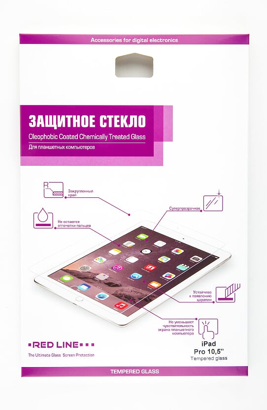 

Защитное стекло Red Line Apple iPad Pro 10,5” (УТ000011736)