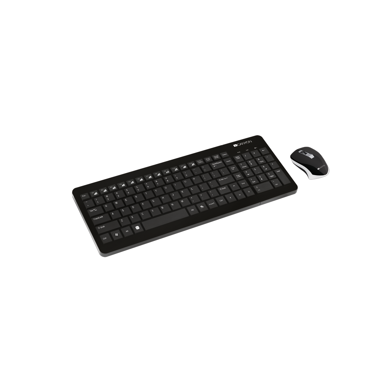 Клавиатура + мышь Canyon CNS-HSETW3, USB, черный