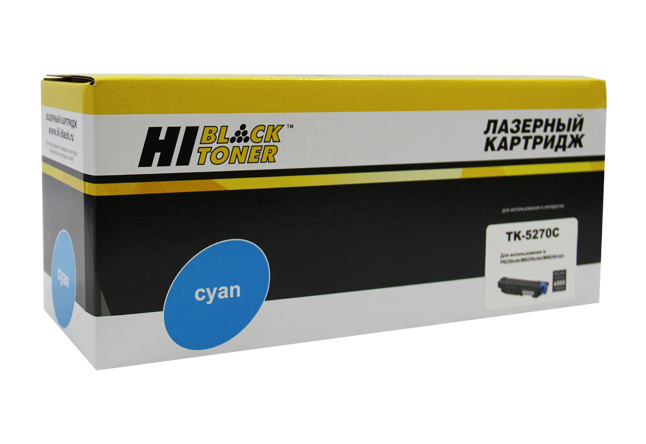 

Картридж лазерный Hi-Black HB-TK-5270C (TK-5270C/1T02TVCNL0), голубой, 6000 страниц, совместимый для Kyocera M6230cidn/ M6630/ P6230cdn