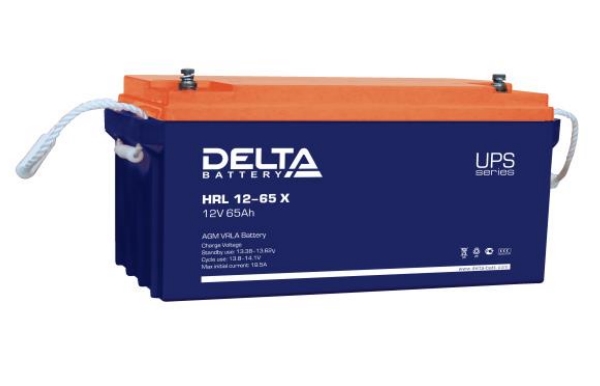 

Аккумуляторная батарея Delta HRL 12-65 X, 12V, 65Ah, HRL 12-65 Х