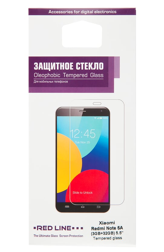 

Защитное стекло Red Line для смартфона Xiaomi Redmi Note 5A 3GB+32GB (УТ000013690)