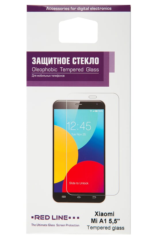 

Защитное стекло Red Line для смартфона Xiaomi Mi A1 (УТ000013315)