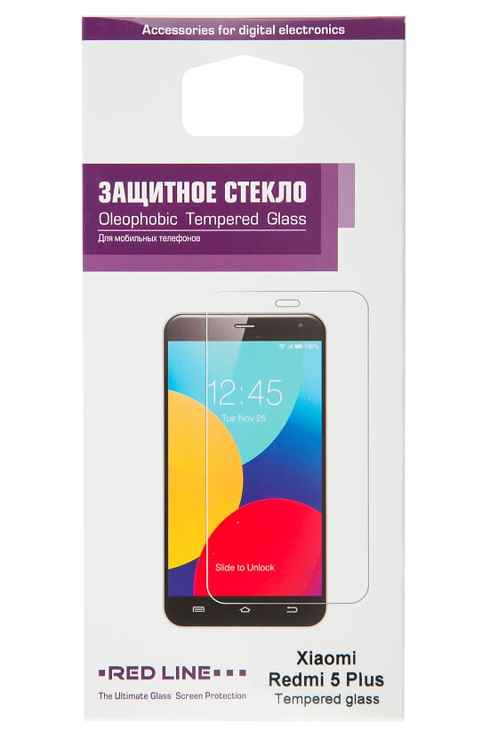 

Защитное стекло Red Line для смартфона Xiaomi Redmi 5 Plus (УТ000014505)