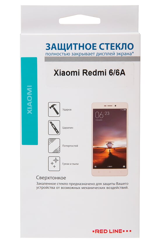 

Защитное стекло Red Line для смартфона Xiaomi Redmi 6/6A (УТ000016478)