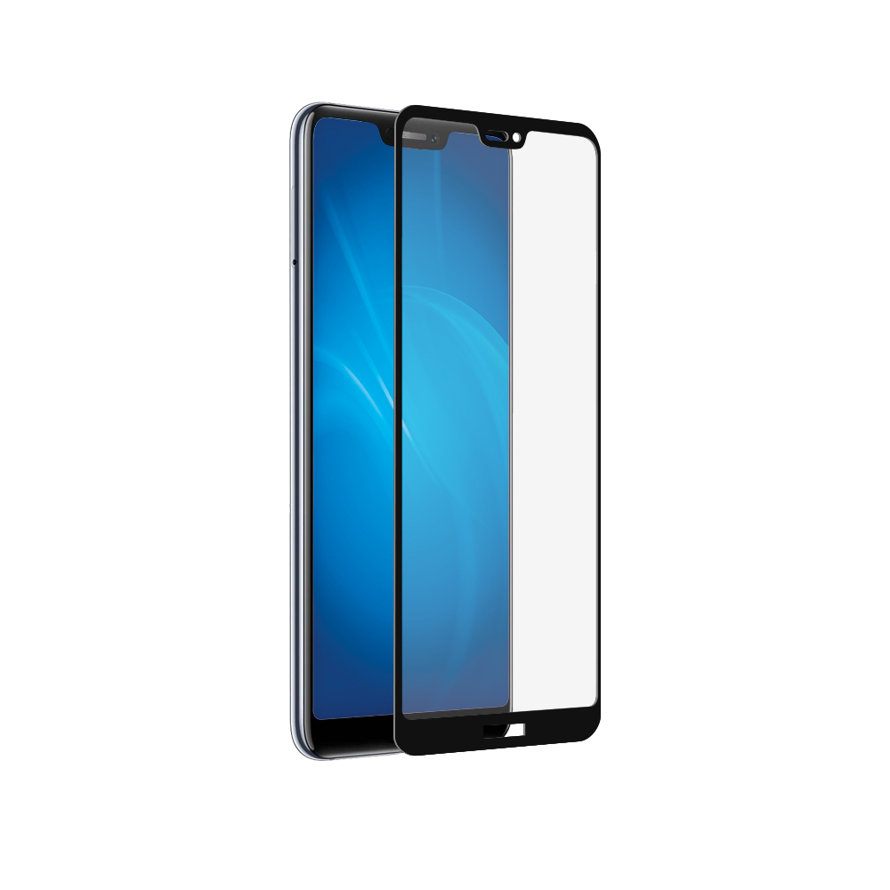 

Защитное стекло DF для смартфона Huawei Honor 8C ударопрочное, fullscreen, с черной рамкой (hwColor-78)