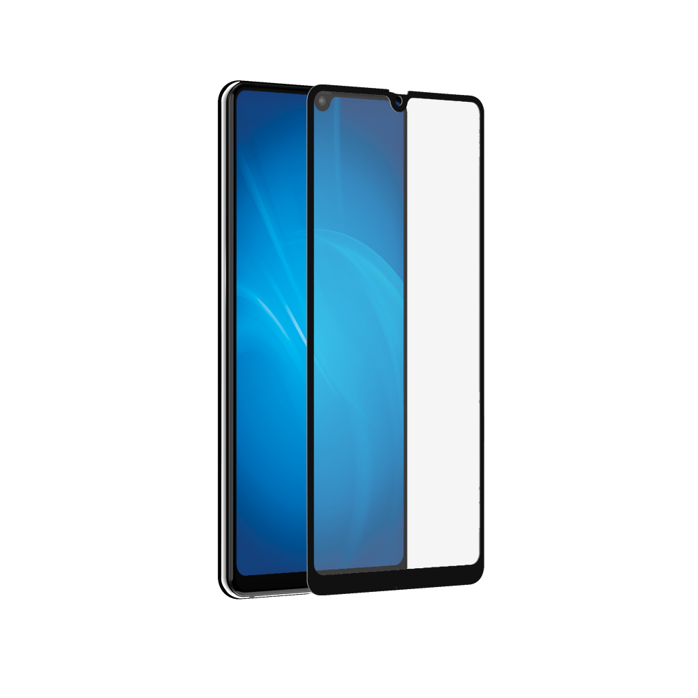 

Защитное стекло DF для смартфона Huawei Mate 20 ударопрочное, с черной рамкой (hwColor-71)