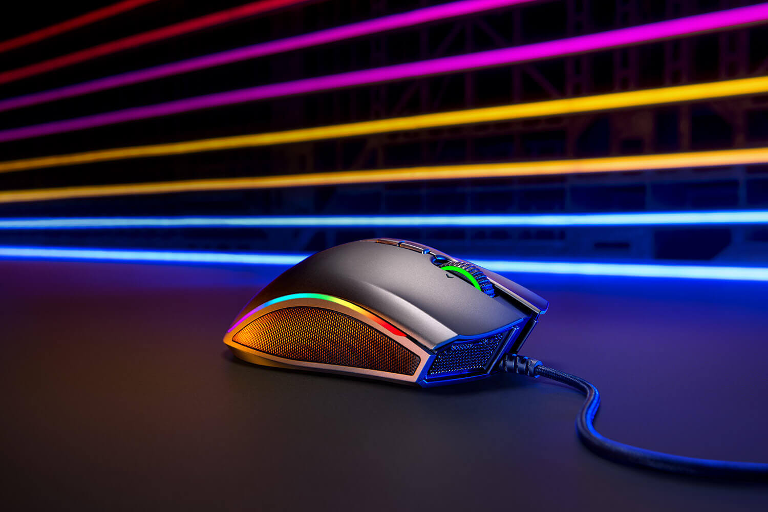 Мышь Razer Mamba Elite, USB, черный