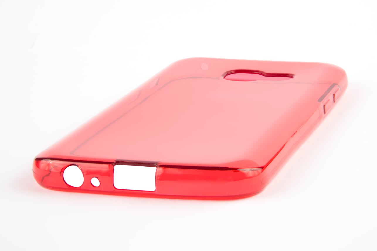 

Чехол-накладка Red Line iBox Crystal для смартфона Samsung Galaxy A3 (2017), силикон, красный