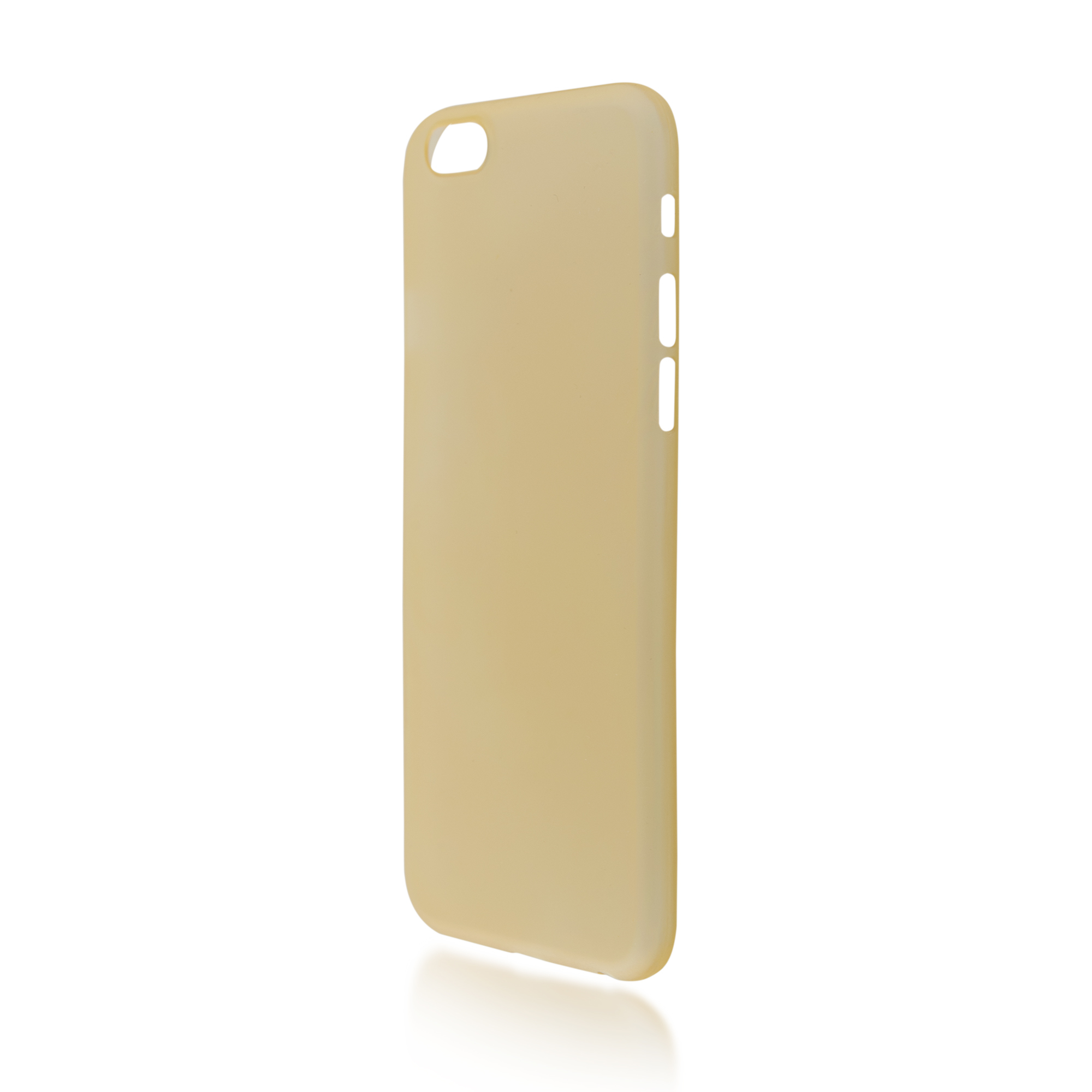 Чехол-накладка BROSCO SuperSlim для смартфона Apple iPhone 6, пластик, оранжевый (IP6-PP-SUPERSLIM-ORANGE)
