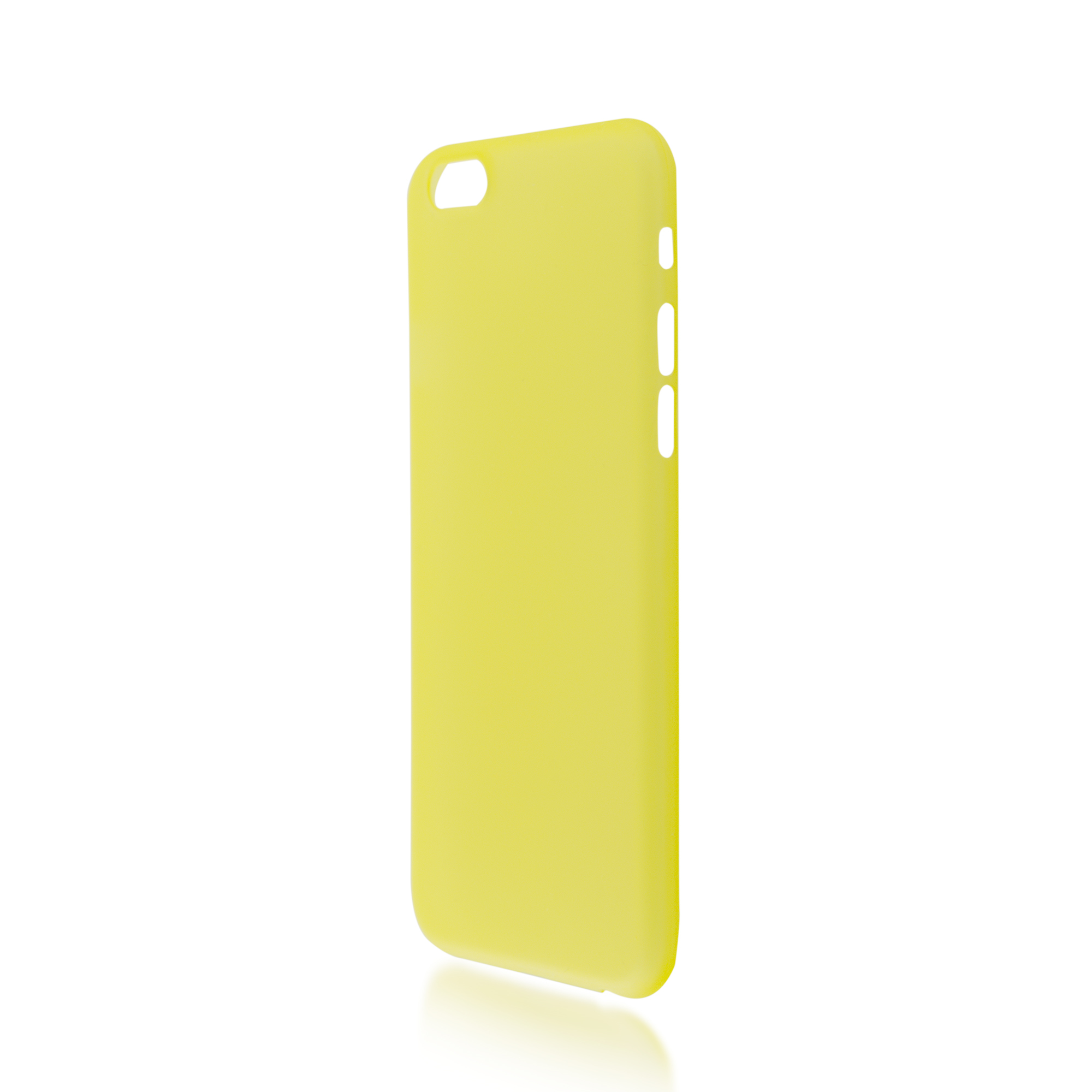Чехол-накладка BROSCO SuperSlim для смартфона Apple iPhone 6, пластик, желтый (IP6-PP-SUPERSLIM-YELLOW)