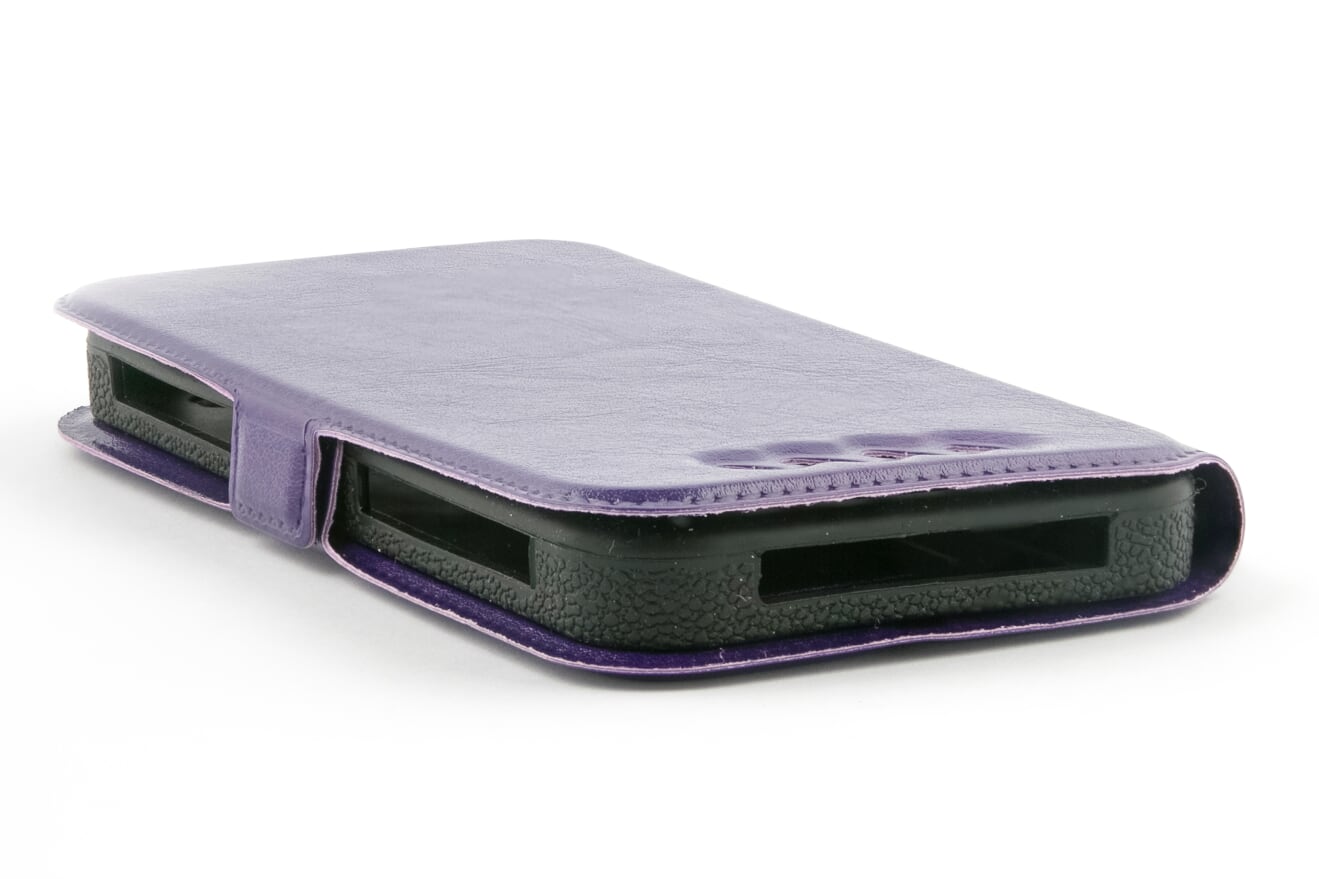 

Чехол-книжка iBox Universal Slide, для смартфона универсальный 3,5-4,2", искусственная кожа, фиолетовый (УТ000010603)
