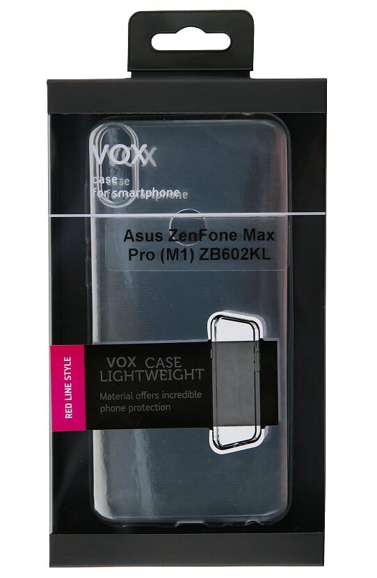 Чехол-накладка Red Line Vox для смартфона Asus Zenfone Max Pro (M1) ZB602KL, силикон, прозрачный (УТ000015706) - фото 1