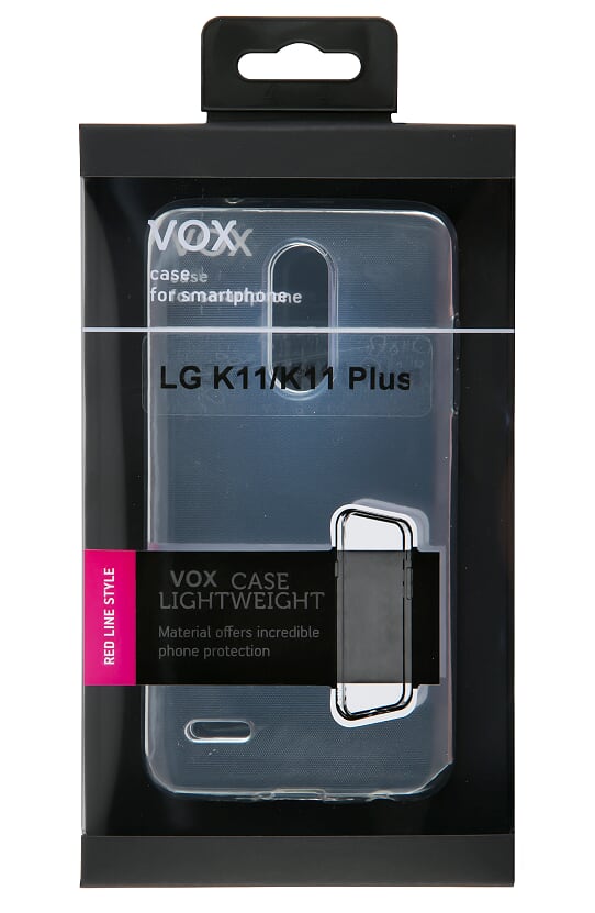 

Чехол-накладка Red Line Vox для смартфона LG K11/K11 Plus, силикон, прозрачный (УТ000015816)