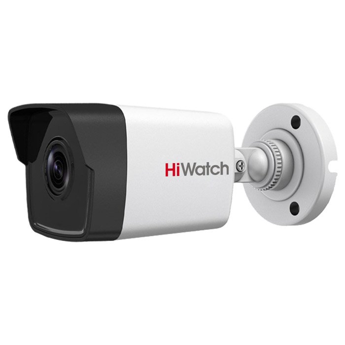 IP-камера HiWatch DS-I250 2.8мм, уличная, корпусная, 2Мпикс, CMOS, до 1920x1080, до 25кадров/с, ИК подсветка 30м, POE, -40 °C/+60 °C, белый - фото 1