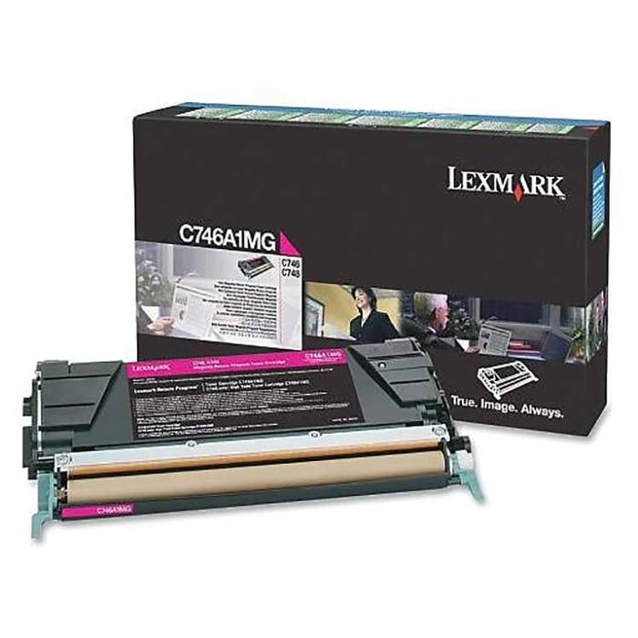 

Картридж лазерный Lexmark C746A1MG, пурпурный, 7000 страниц, оригинальный для Lexmark C746/C748