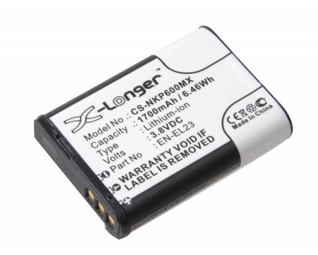 

Аккумулятор CameronSino для Nikon Coolpix P600 3.8V 1700mAh (CS-NKP600MX), PVB-517